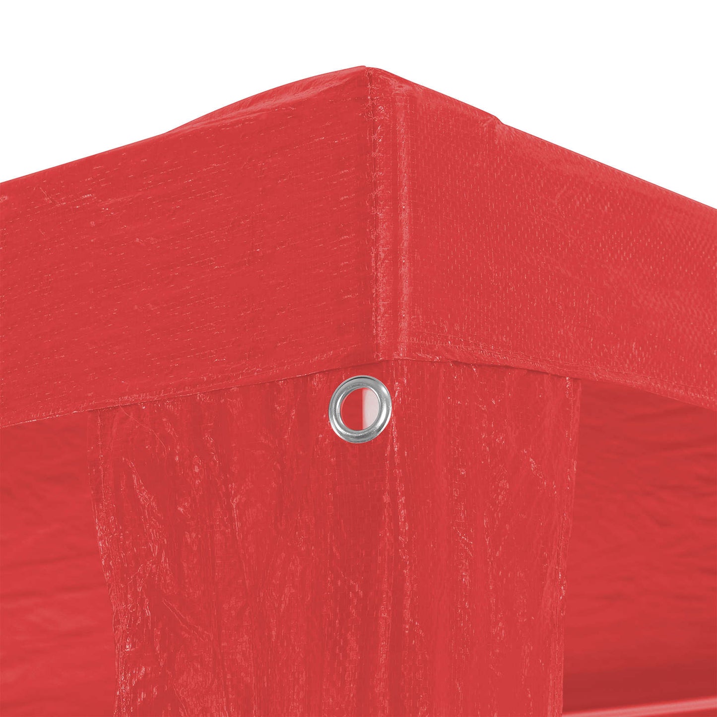 vidaXL Party Tent Red 300 x 300 x 255 cm PE and Steel