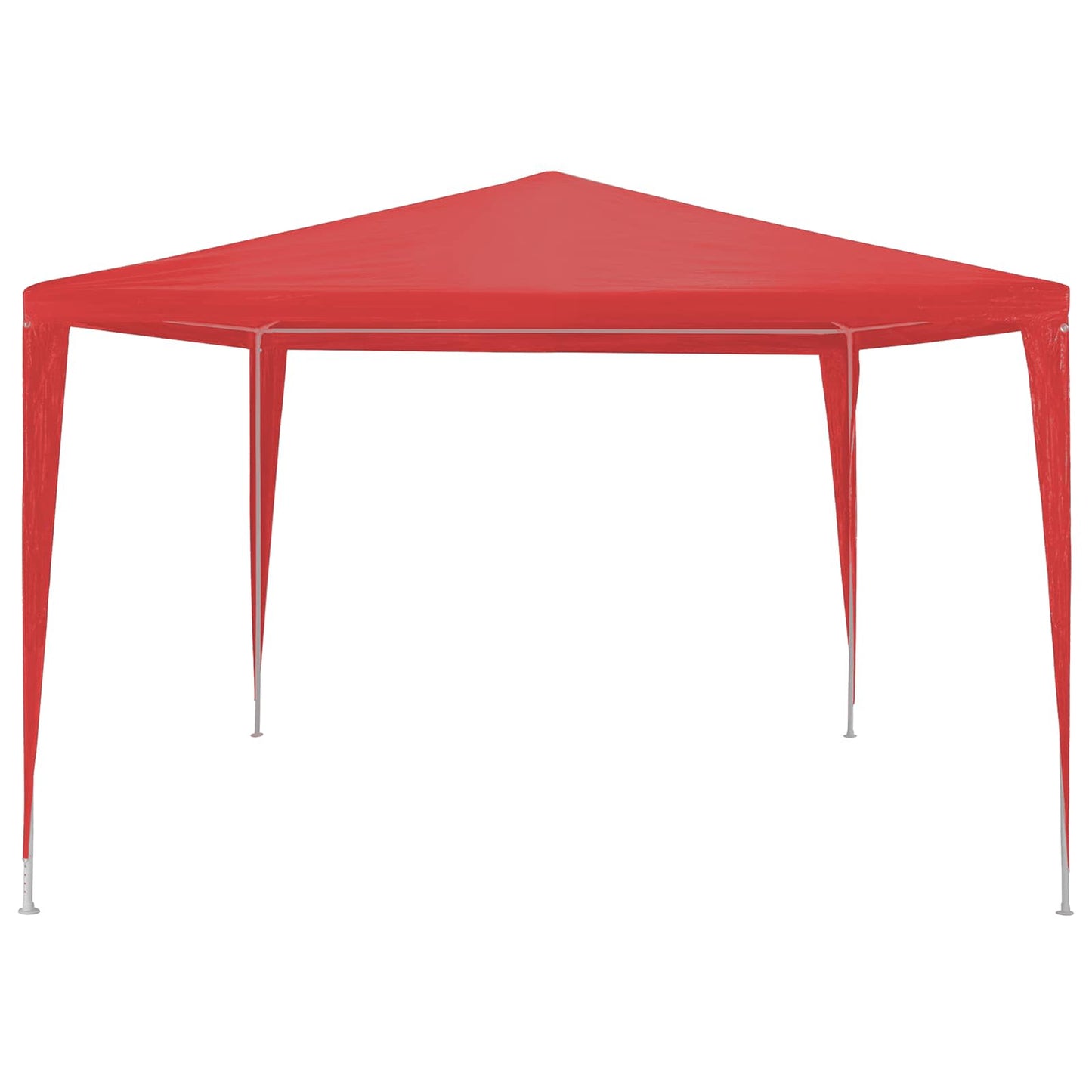 vidaXL Party Tent Red 300 x 300 x 255 cm PE and Steel