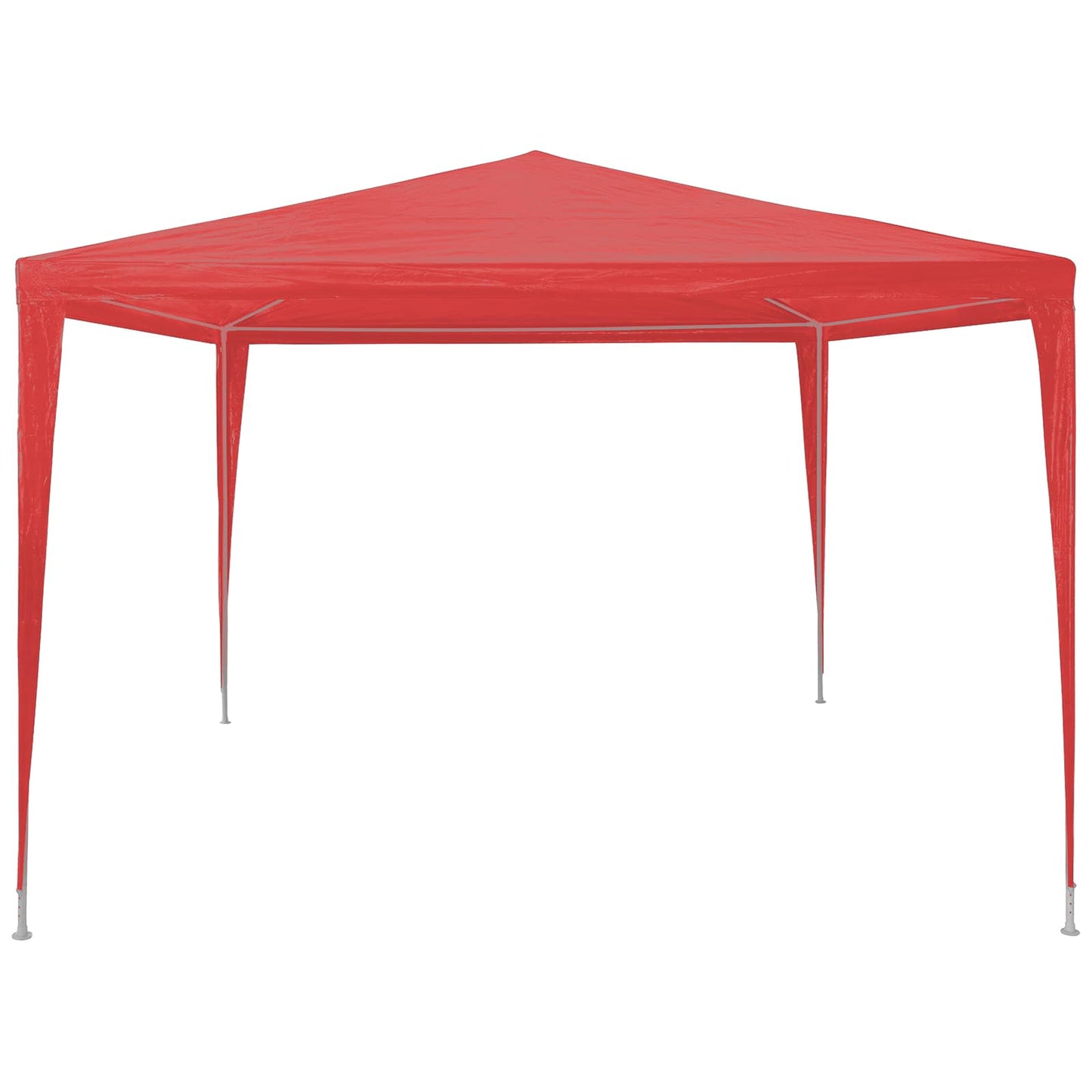 vidaXL Party Tent Red 300 x 300 x 255 cm PE and Steel
