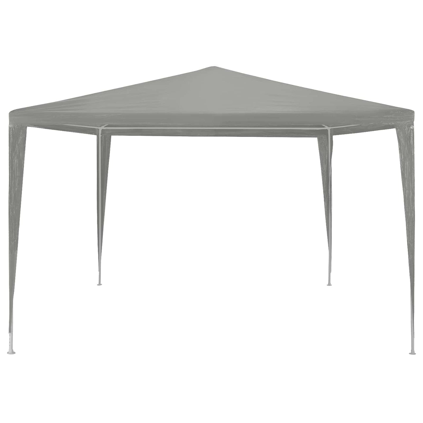 vidaXL Party Tent Light Grey 300 x 300 x 255 cm PE and Steel