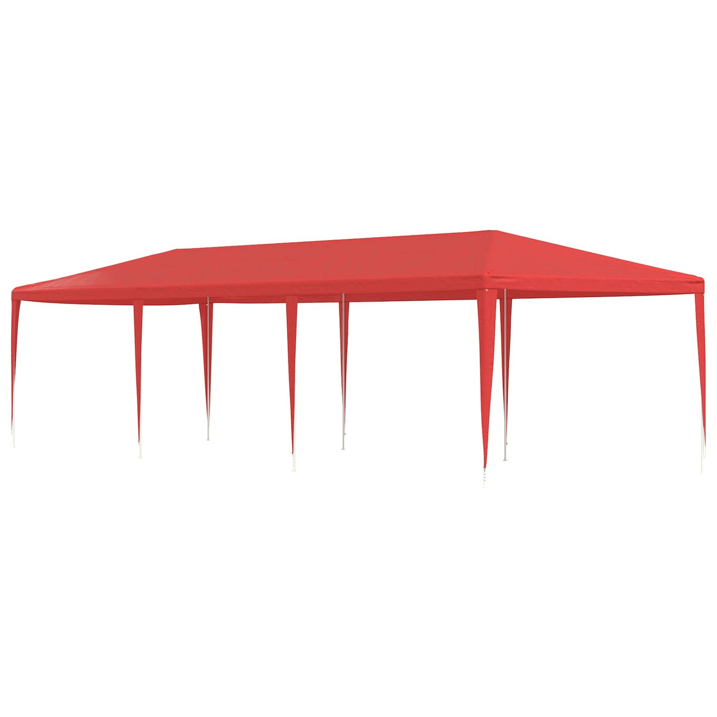 vidaXL Party Tent Red 900 x 300 x 255 cm PE and Steel