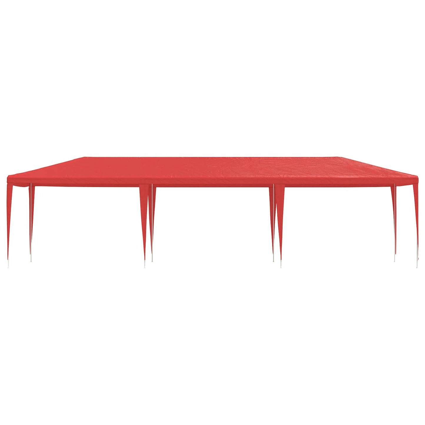 vidaXL Party Tent Red 900 x 300 x 255 cm PE and Steel