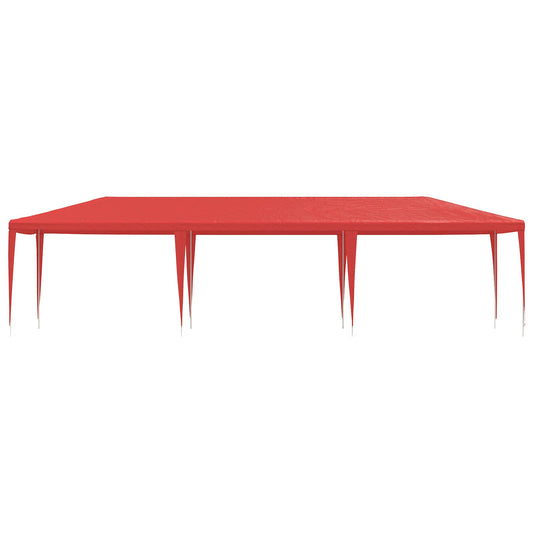 vidaXL Party Tent Red 900 x 300 x 255 cm PE and Steel