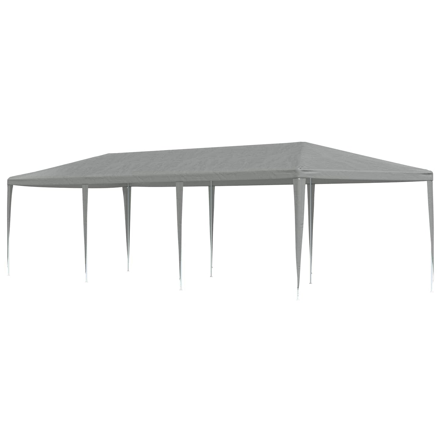 vidaXL Party Tent Light Grey 900 x 300 x 255 cm PE and Steel