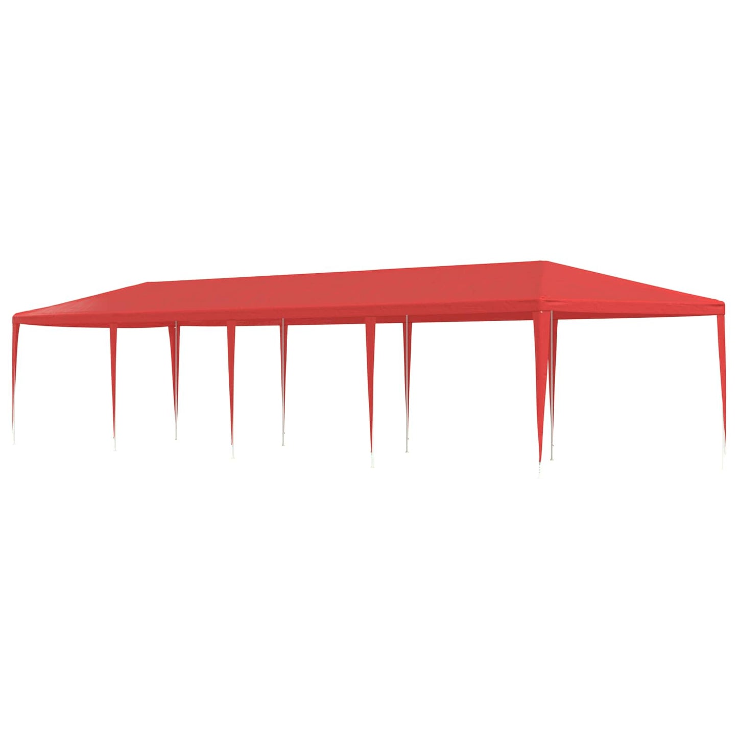vidaXL Party Tent Red 1200 x 300 x 255 cm PE and Steel