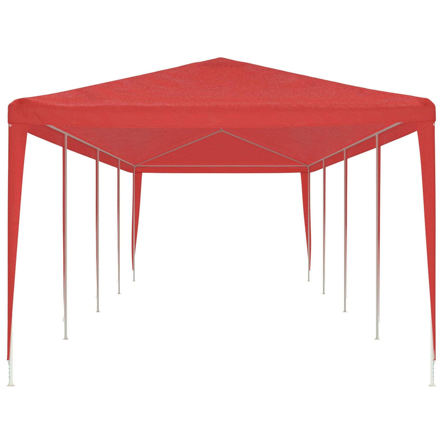 vidaXL Party Tent Red 1200 x 300 x 255 cm PE and Steel