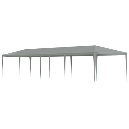 vidaXL Party Tent Light Grey 1200 x 300 x 255 cm PE and Steel