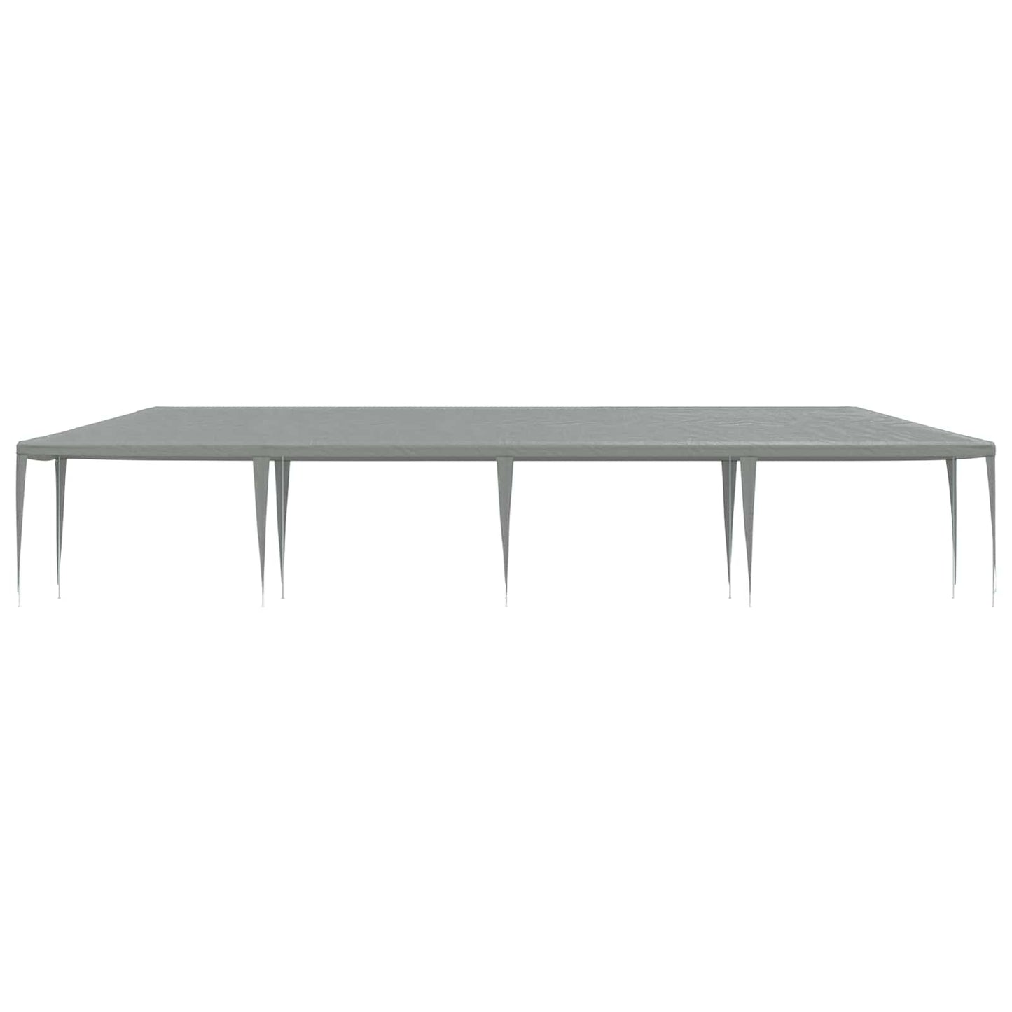 vidaXL Party Tent Light Grey 1200 x 300 x 255 cm PE and Steel