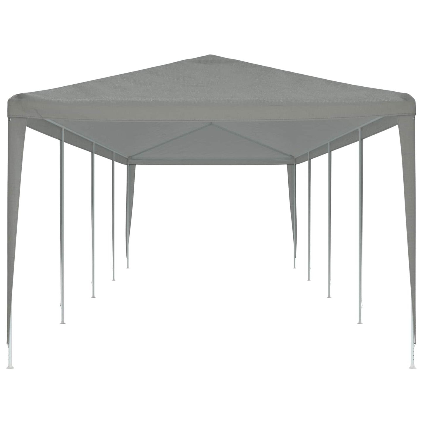vidaXL Party Tent Light Grey 1200 x 300 x 255 cm PE and Steel