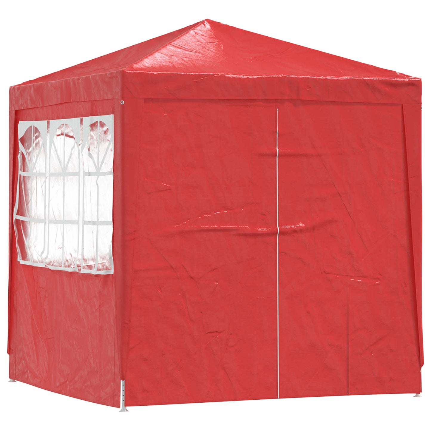 vidaXL Party Tent Red 200 x 200 x 240 cm PE and Steel