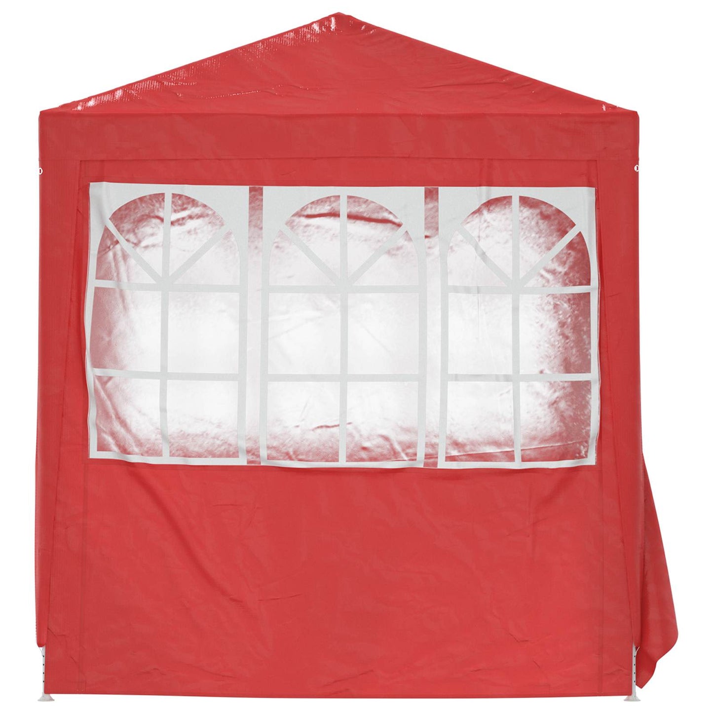 vidaXL Party Tent Red 200 x 200 x 240 cm PE and Steel