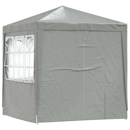 vidaXL Party Tent Light Grey 200 x 200 x 240 cm PE and Steel