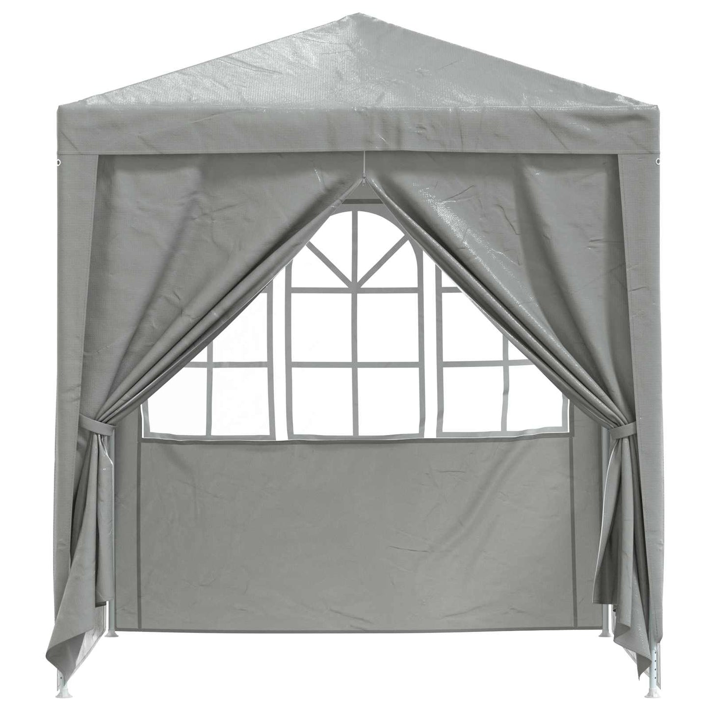 vidaXL Party Tent Light Grey 200 x 200 x 240 cm PE and Steel