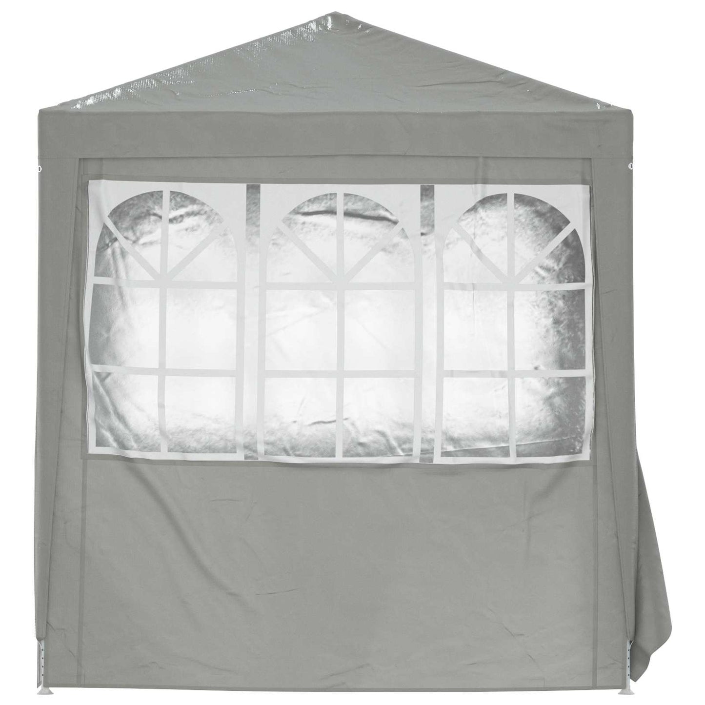 vidaXL Party Tent Light Grey 200 x 200 x 240 cm PE and Steel