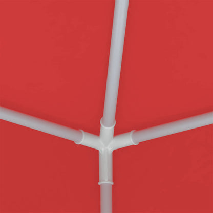 vidaXL Party Tent Red 250 x 250 x 240 cm PE and Steel