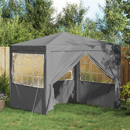 vidaXL Party Tent Light Grey 250 x 250 x 240 cm PE and Steel