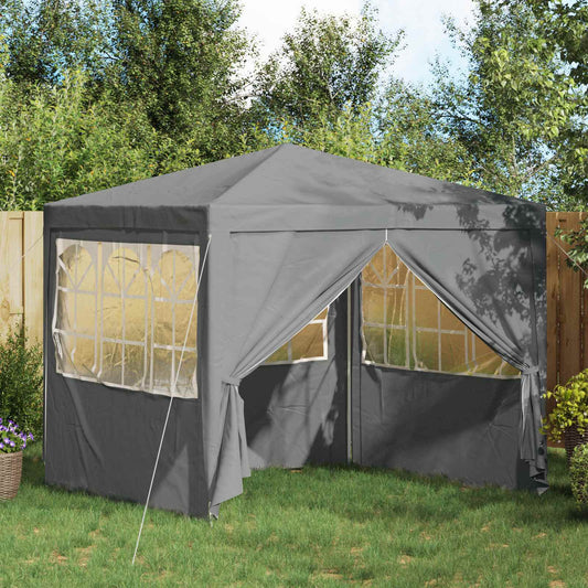 vidaXL Party Tent Light Grey 250 x 250 x 240 cm PE and Steel