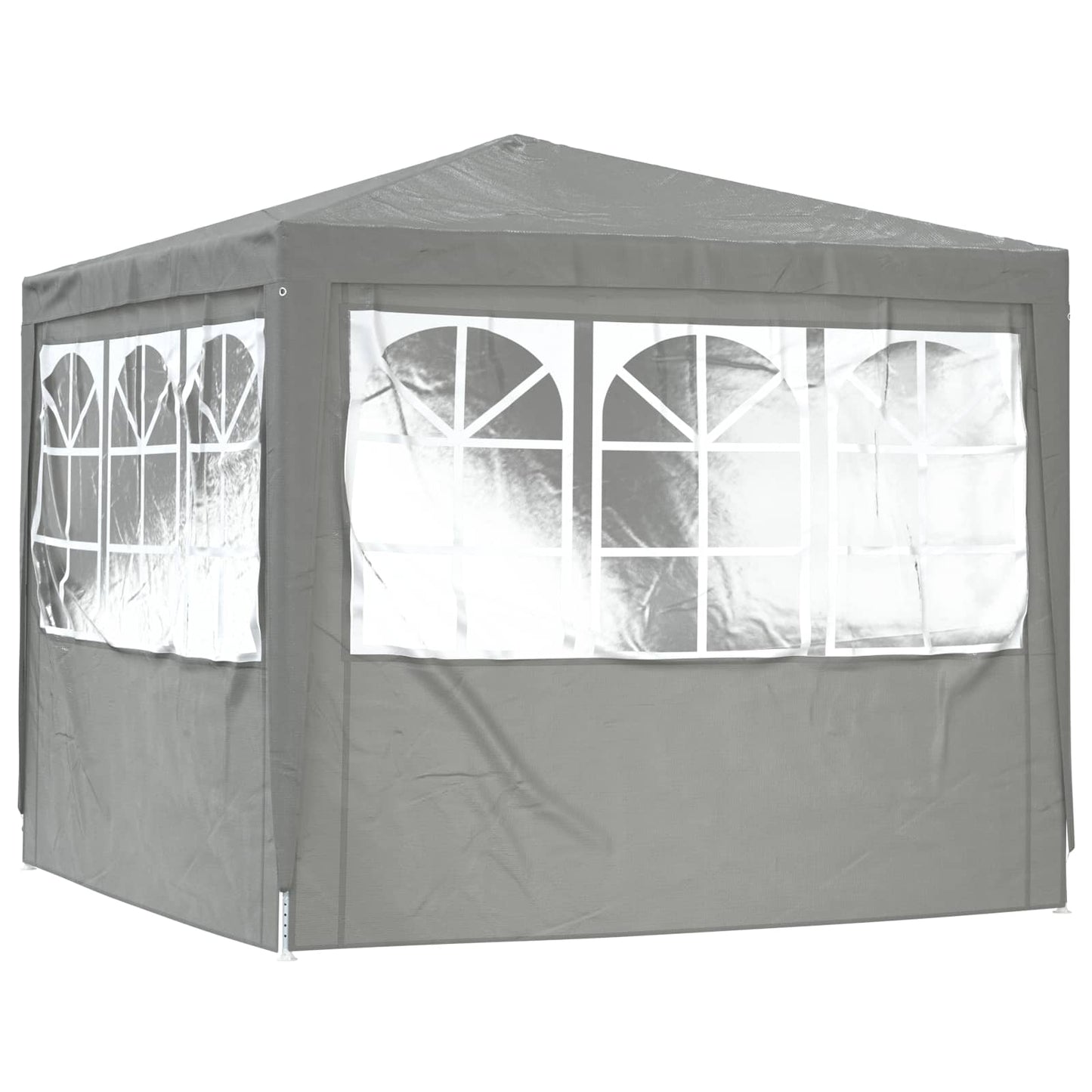vidaXL Party Tent Light Grey 250 x 250 x 240 cm PE and Steel