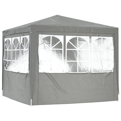 vidaXL Party Tent Light Grey 250 x 250 x 240 cm PE and Steel