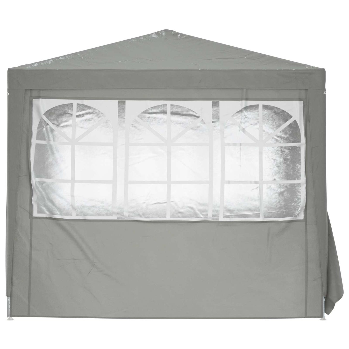 vidaXL Party Tent Light Grey 250 x 250 x 240 cm PE and Steel