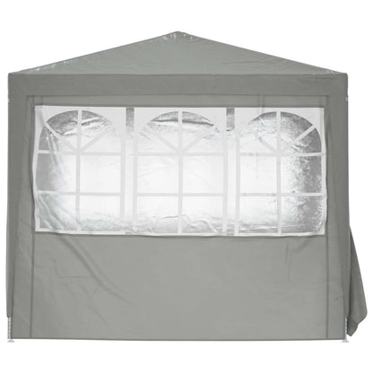 vidaXL Party Tent Light Grey 250 x 250 x 240 cm PE and Steel