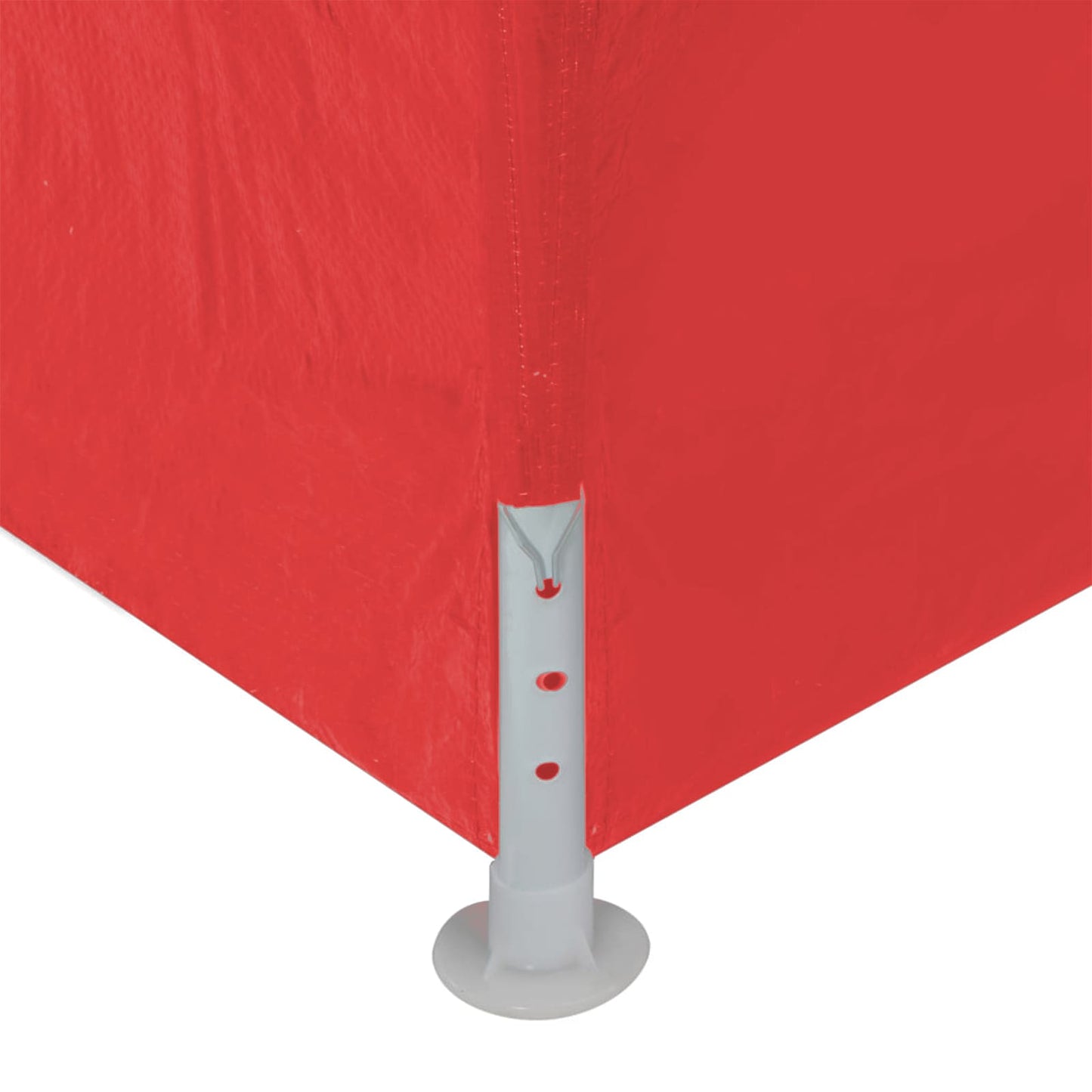 vidaXL Party Tent 300 x 300 x 255 cm Red PE and Steel