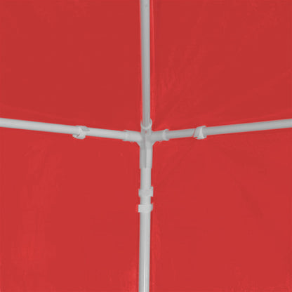 vidaXL Party Tent 1200 x 300 x 255 cm Red PE and Steel