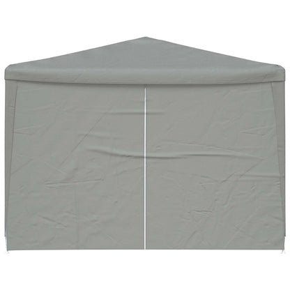 vidaXL Party Tent 1200 x 300 x 255 cm Light Grey PE and Steel