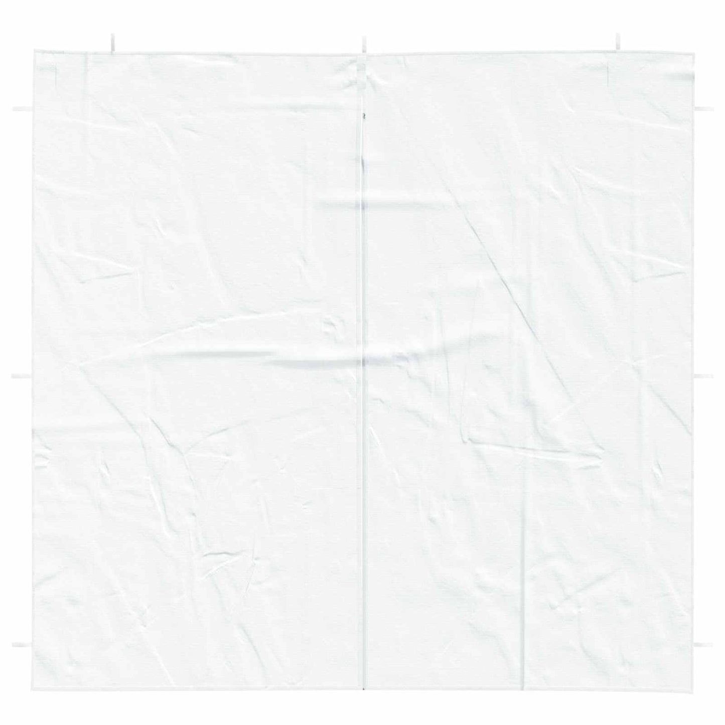 vidaXL Party Tent Sidewall 2 pcs White 200 x 195 cm PE and Steel