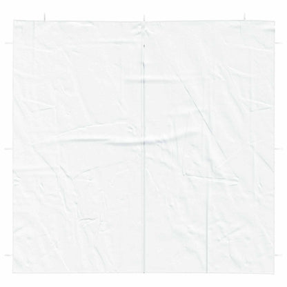 vidaXL Party Tent Sidewall 2 pcs White 200 x 195 cm PE and Steel