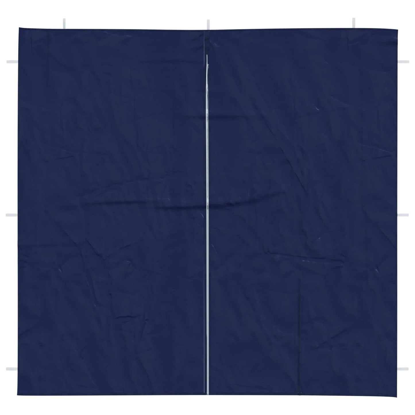 vidaXL Party Tent Sidewall 2 pcs Blue 200 x 195 cm PE and Steel
