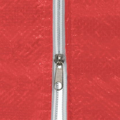 vidaXL Party Tent Sidewall 2 pcs Red 200 x 195 cm PE and Steel