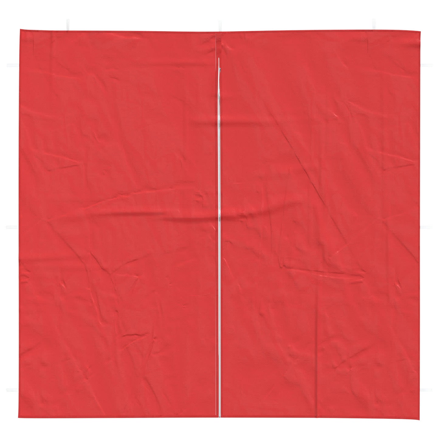 vidaXL Party Tent Sidewall 2 pcs Red 200 x 195 cm PE and Steel
