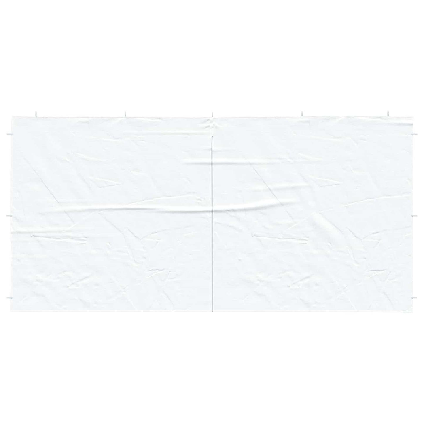 vidaXL Party Tent Sidewall 2 pcs White 400 x 195 cm PE and Steel
