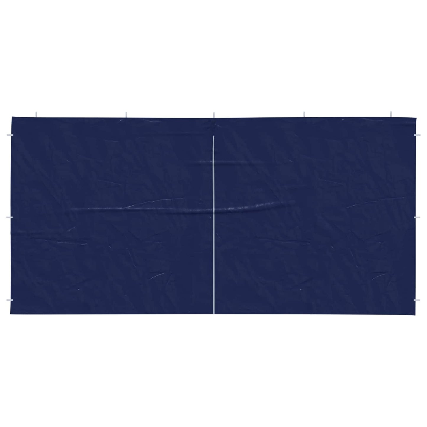 vidaXL Party Tent Sidewall 2 pcs Blue 400 x 195 cm PE and Steel