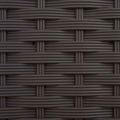 vidaXL Raised Bed with Trellis and Roof Brown 207 x 40 x 123 cm PP