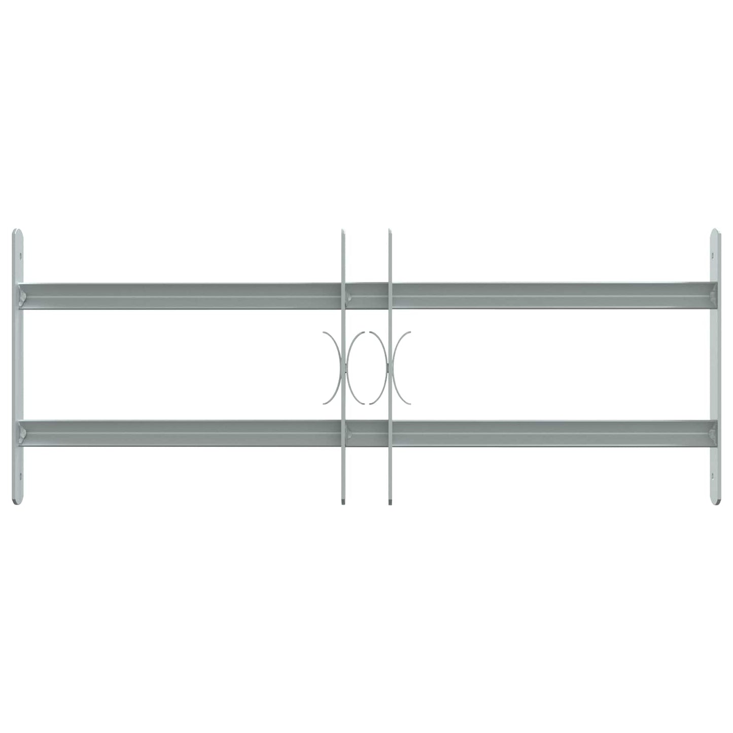 vidaXL Security Grille for Windows with 2 Crossbars 3 pcs 430-740 mm