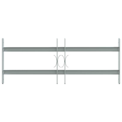 vidaXL Security Grille for Windows with 2 Crossbars 3 pcs 430-740 mm