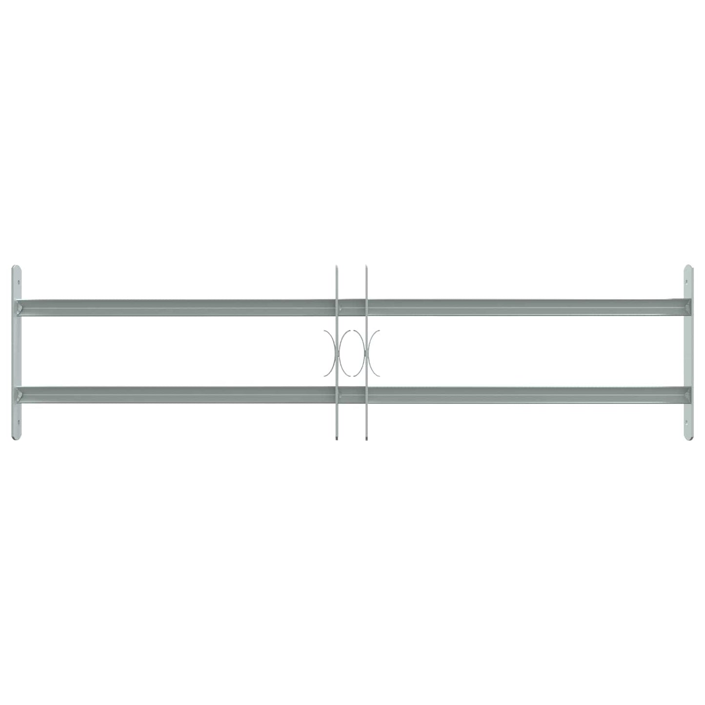 vidaXL Security Grille for Windows with 2 Crossbars 3 pcs 630-1140 mm