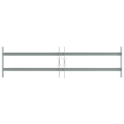 vidaXL Security Grille for Windows with 2 Crossbars 3 pcs 630-1140 mm