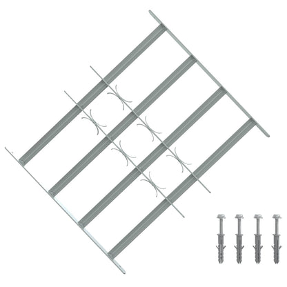 vidaXL Security Grille for Windows with 4 Crossbars 3 pcs 430-740 mm