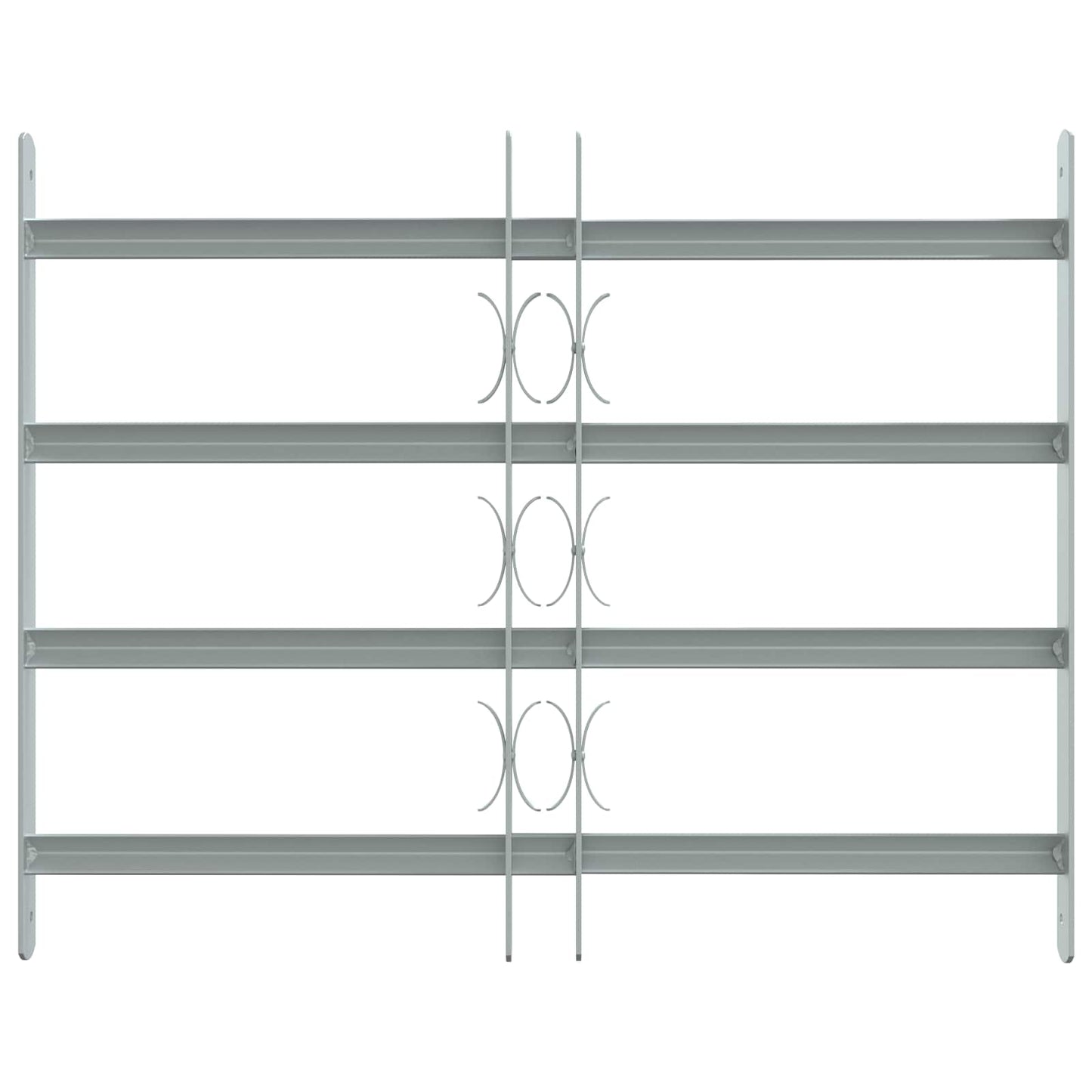 vidaXL Security Grille for Windows with 4 Crossbars 3 pcs 430-740 mm