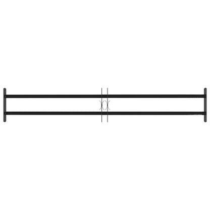 vidaXL Security Grille for Windows with 2 Crossbars 3 pcs 93-174 cm