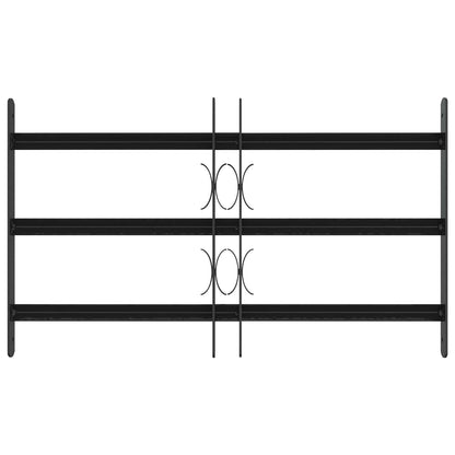 vidaXL Security Grille for Windows with 3 Crossbars 3 pcs 43-74 cm