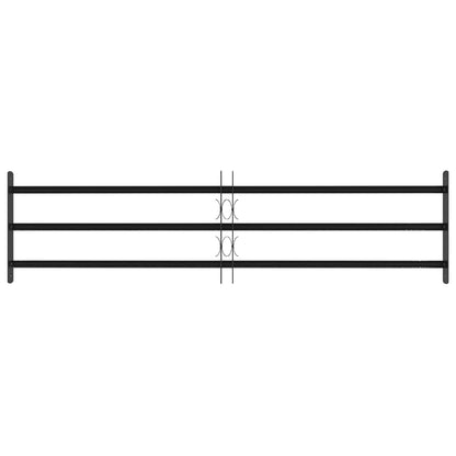 vidaXL Security Grille for Windows with 3 Crossbars 3 pcs 93-174 cm