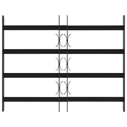 vidaXL Security Grille for Windows with 4 Crossbars 3 pcs 43-74 cm