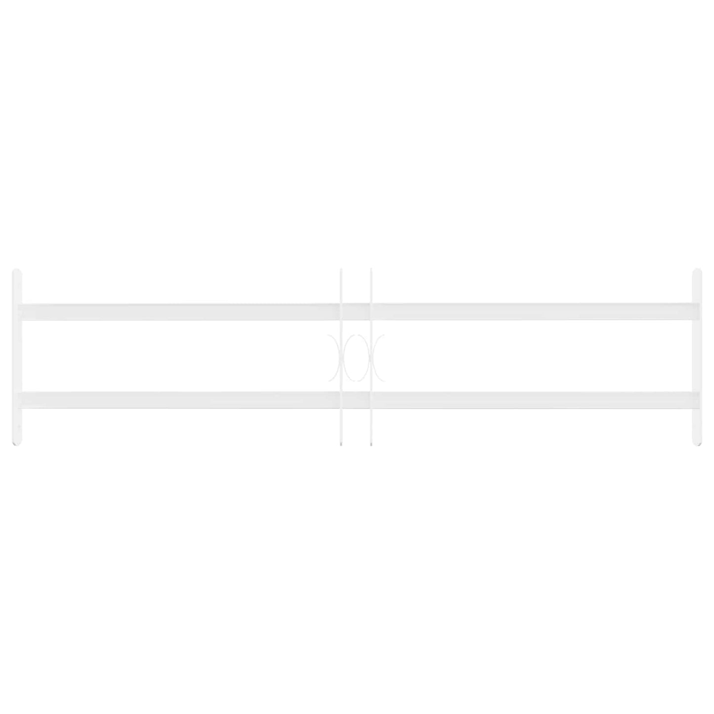 vidaXL Security Grille for Windows with 2 Crossbars 3 pcs 63-114 cm