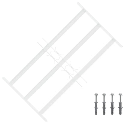 vidaXL Security Grille for Windows with 3 Crossbars 3 pcs 43-74 cm