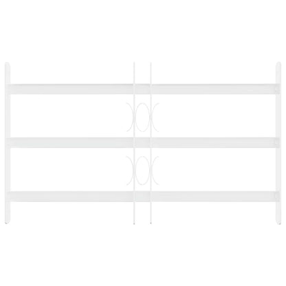 vidaXL Security Grille for Windows with 3 Crossbars 3 pcs 43-74 cm