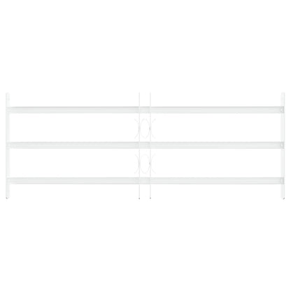vidaXL Security Grille for Windows with 3 Crossbars 3 pcs 63-114 cm